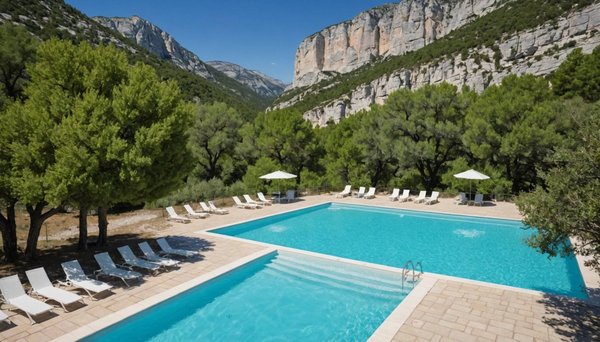 Un camping avec piscine dans le verdon : détente et aventure assurées